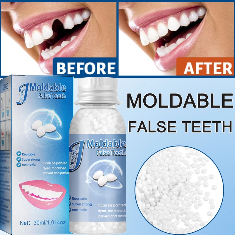 Temporary Tooth Repair Kit For Teeth Gaps Moldable False Teeth ...