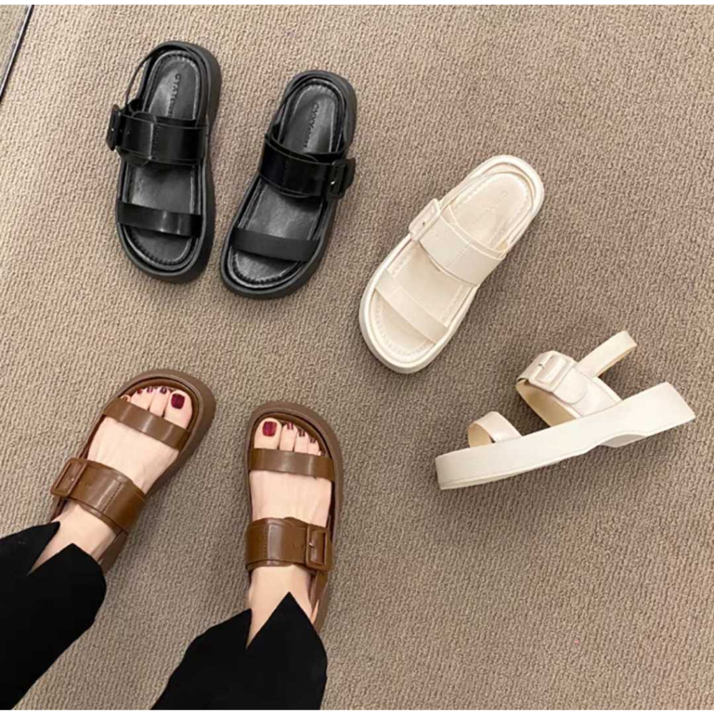 Jvf Sandals for Women New Two Strap #GSS-01 | Shopee Philippines
