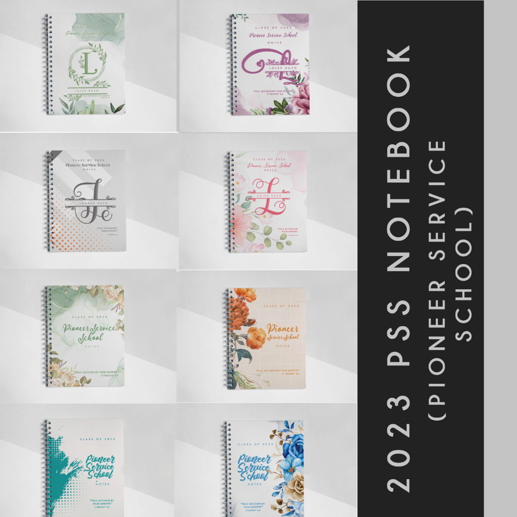 2023 PSS NOTEBOOK (WITH FREE NAME) | Shopee Philippines