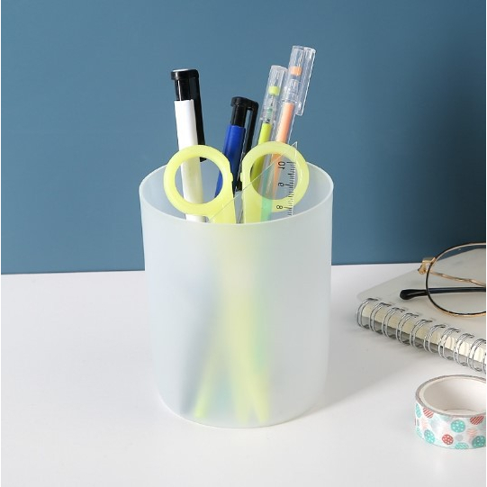 Ballpen Pen Pencil Holder Container Office Desk Organizer White And ...