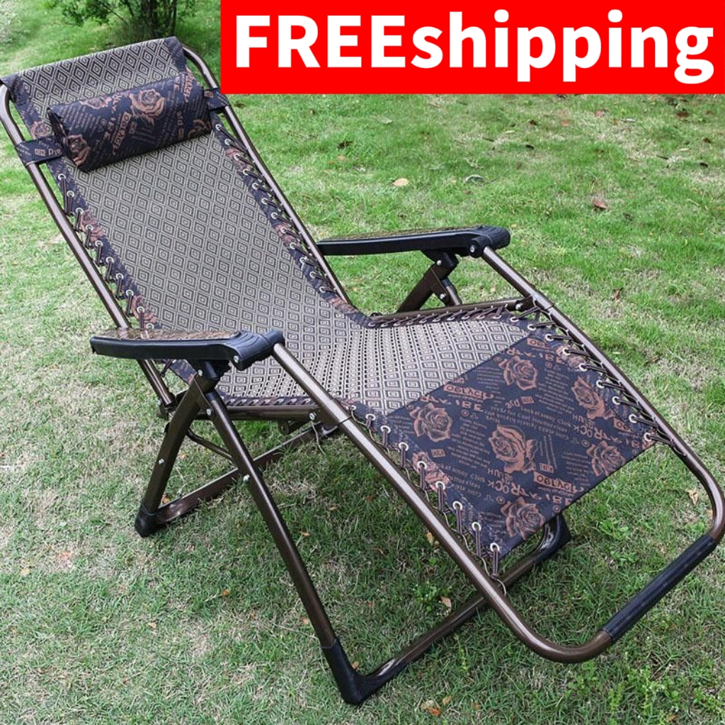 Foldable Zero Gravity Lounge Reclining Chair Folding bed/chair with