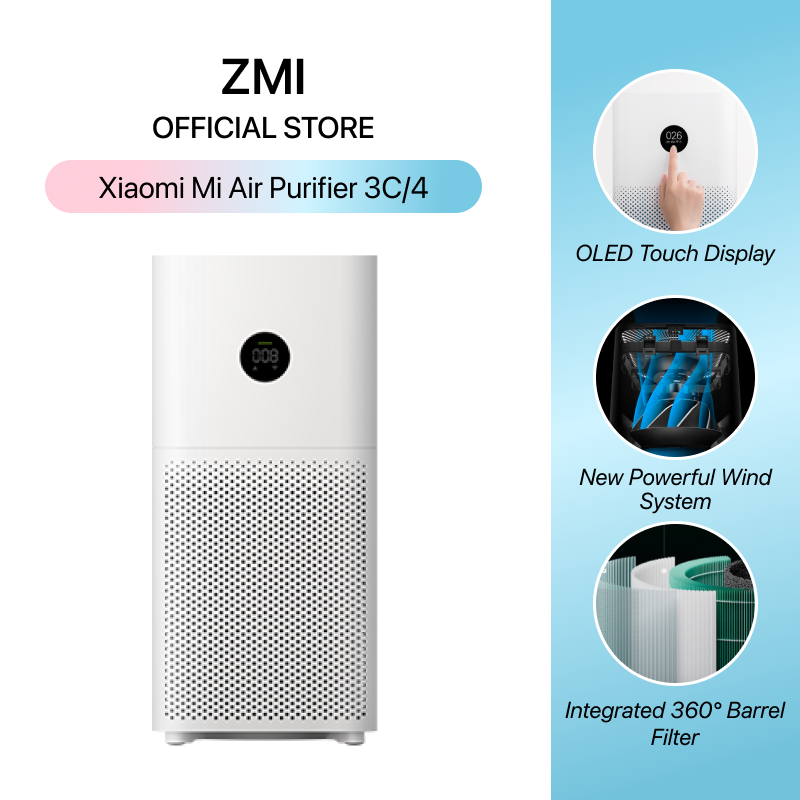 Xiaomi Mi Air Purifier 4 The Latest Global Version with LED Display Wi ...