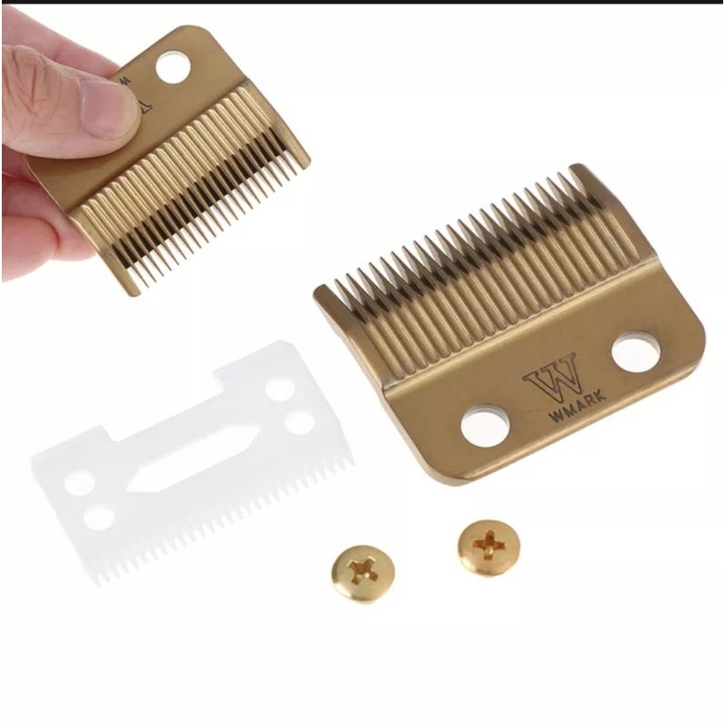 1Set Hair Clipper Blade Golden with Ceramic Blade for Cordless Clipper