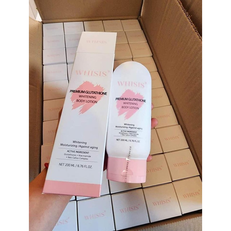 WHISIS Premium Glutathione Whitening Body Lotion Shopee Philippines