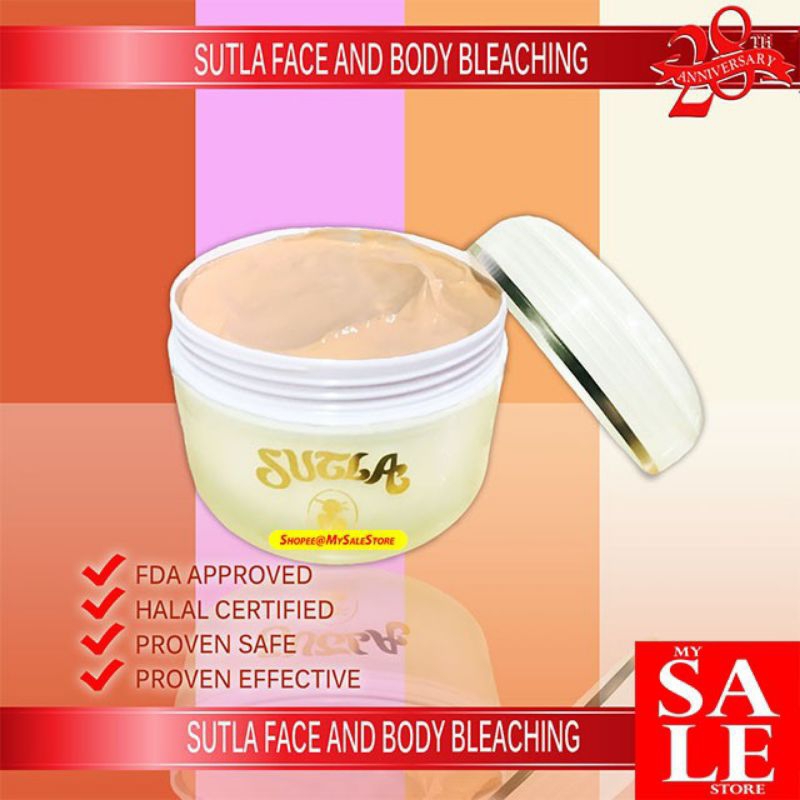 authentic Sutla bleaching cream.face and body 200g Shopee Philippines