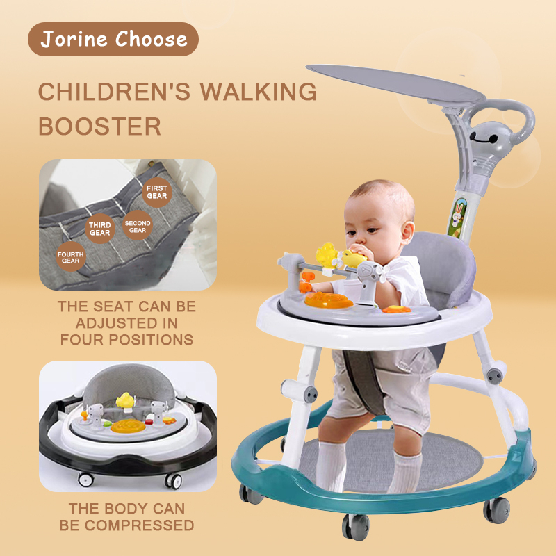 INFANS Baby Walker, Foldable Toddler Activity Walker Helper