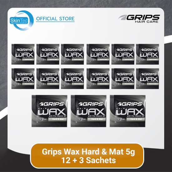 Grips Hair Wax Hard and Mat 15 sachets Shopee Philippines