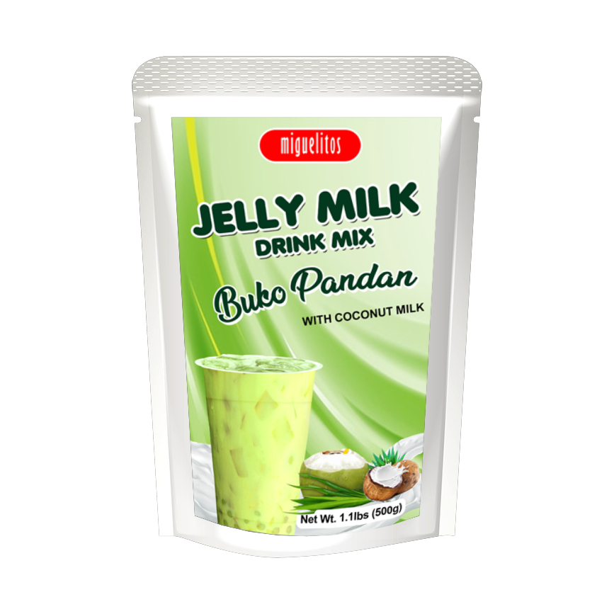 Buko Pandan Jelly Milk Drink 250g by Miguelitos Shopee Philippines