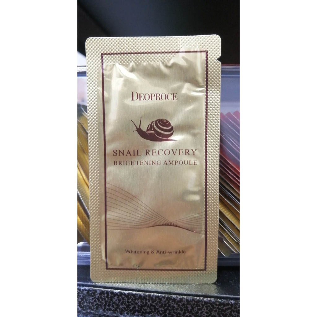 DEOPROCE Snail Recovery Brightening Ampoule (Sachet) | Shopee Philippines