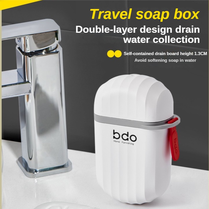 leahlim724 Soap Dish Travel Case Holder Container 1 Pcs Portable