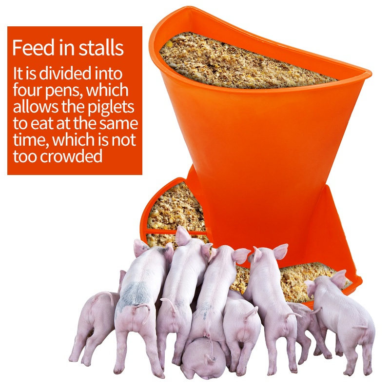 Farm Pig Feeder Piglet Trough Automatic Feeding Fountain Pig Sow Feeder
