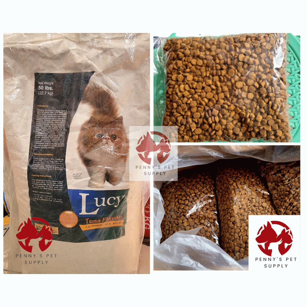 Lucy Cat food REPACKED per 1 KILO Shopee Philippines