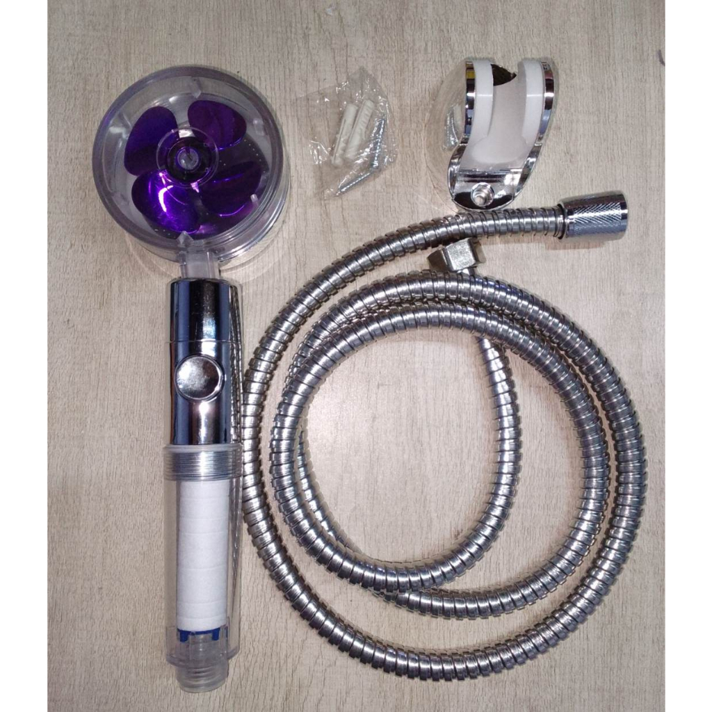 Shower Head Water with Filter Saving Flow 360 Degrees Rotating With