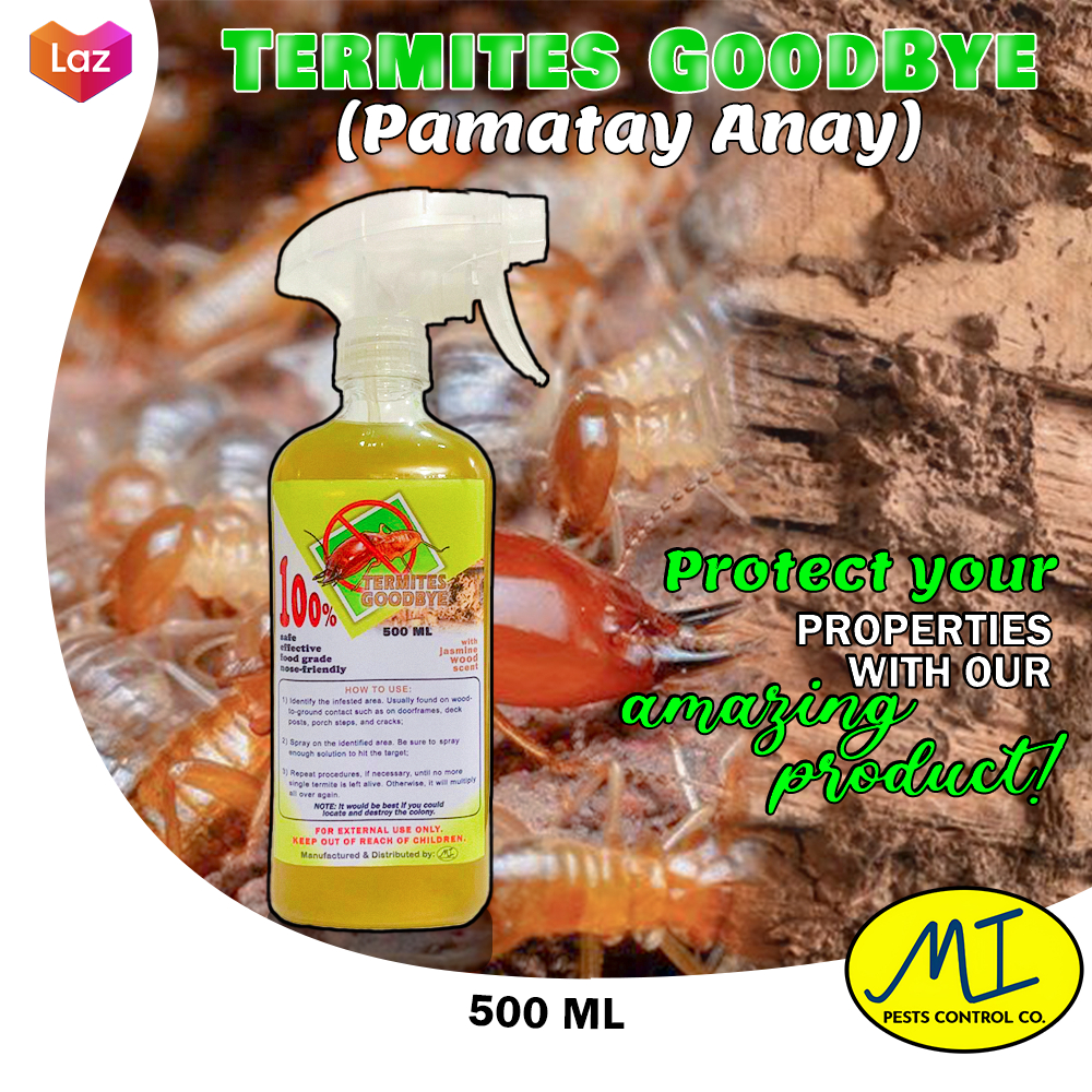 500 ML Termites GoodBye // Pamatay Anay // termite killer | Shopee ...