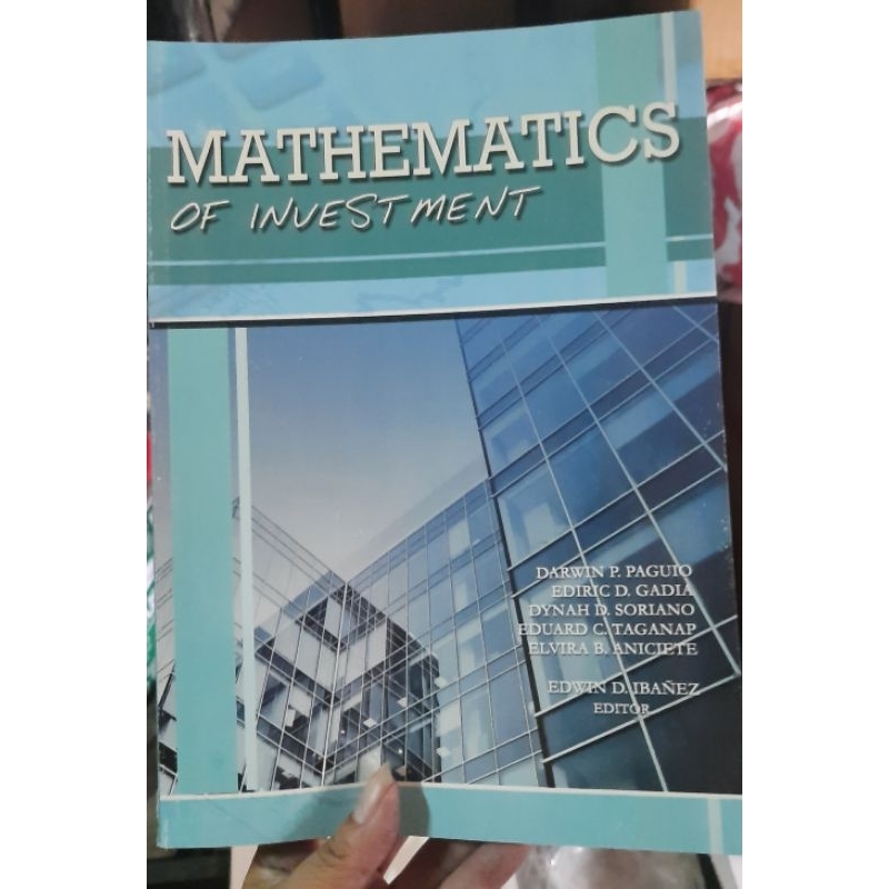 Mathematics of Investment | Shopee Philippines