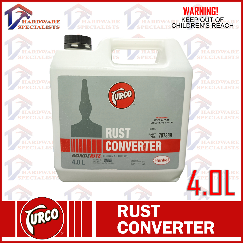 Turco Rust Converter 4.0 Liters | Shopee Philippines