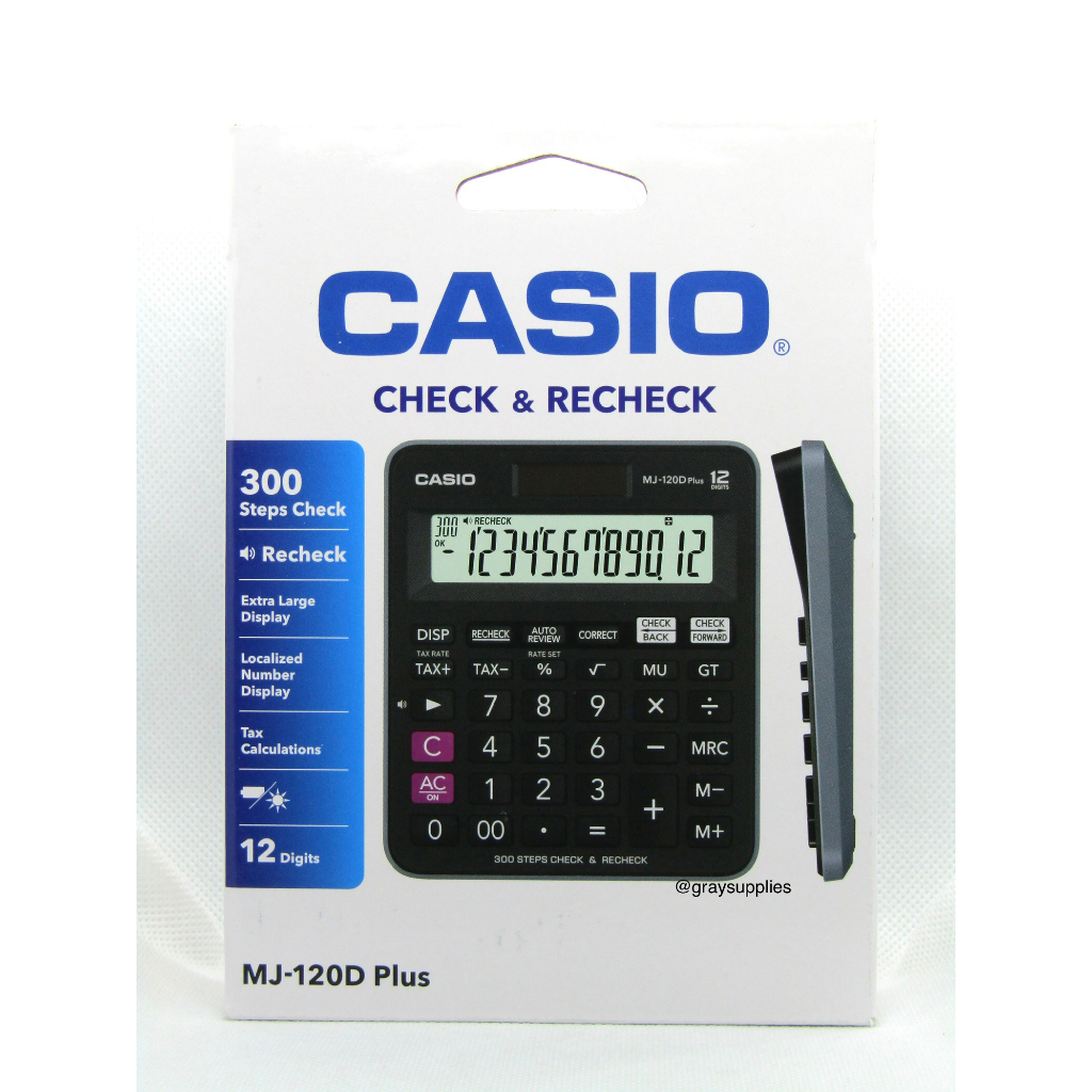 CASIO Calculator MJ120D (Original) Shopee Philippines