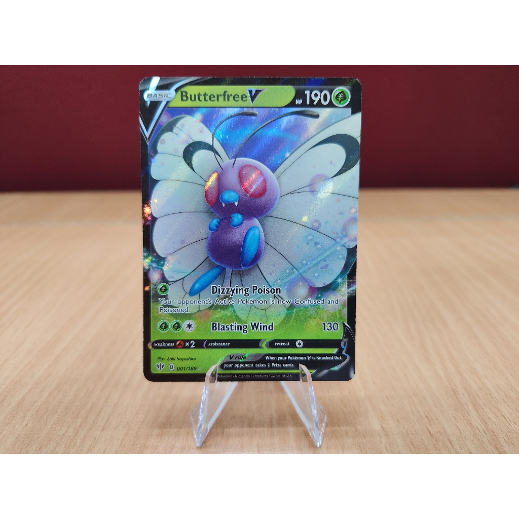 butterfree v pokemon card VMAX 002/189 PSA 10 Gem Mint Graded (Sword & S  Titan Cards Ltd Placeholder Image Provided Pokemon TCG Darkness Ablaze 177/189