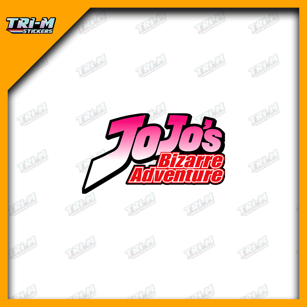 Jojo Anime Anime Sticker Design Motorcycle Sticker Tumbler Sticker Car Sticker Laptop Sticker