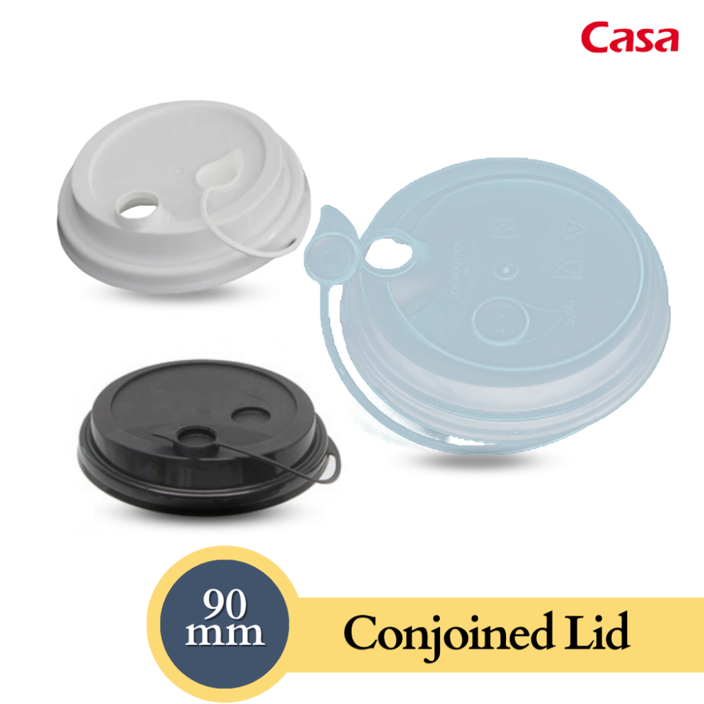 Casa Conjoined Lids 90 Mm 100 Pcs Bundle | Shopee Philippines