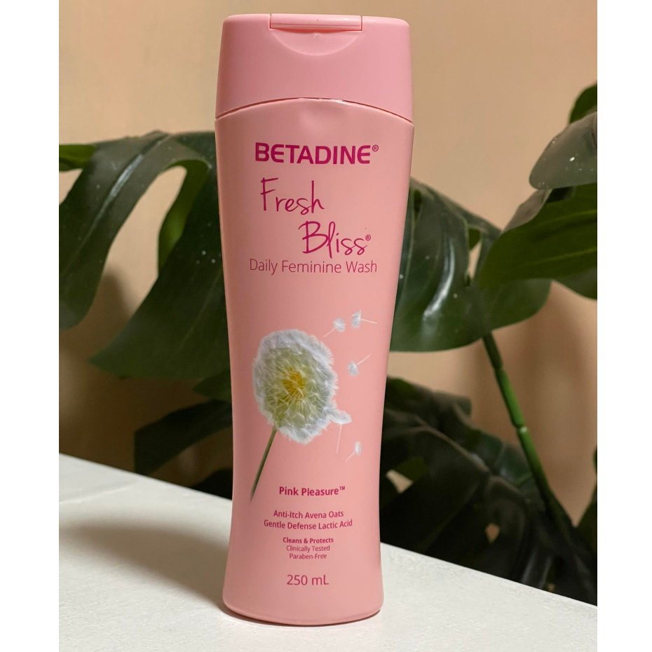 SALE! BETADINE Fresh Bliss Daily Feminine Wash Pink Pleasure 250ml