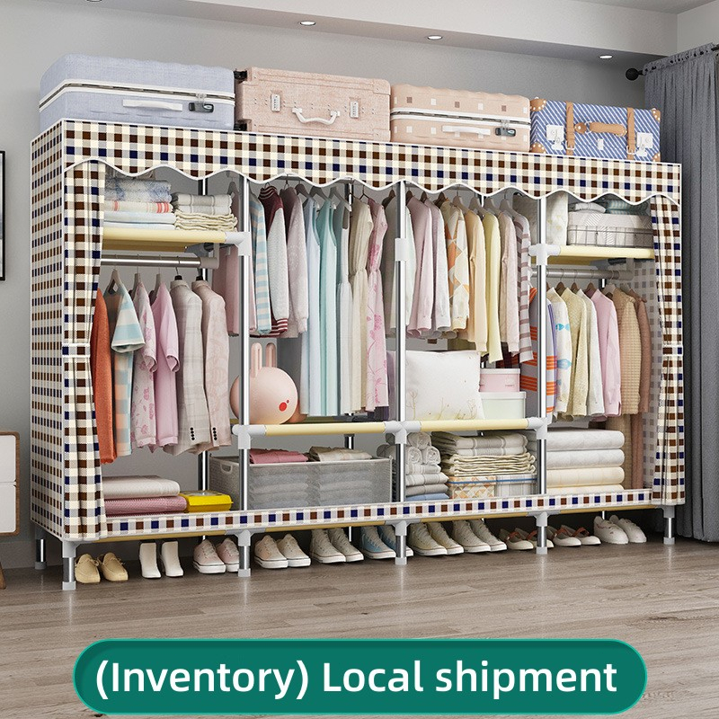 COD Large Portable Diy Clothes Foldable Organizer Wardrobe Cube