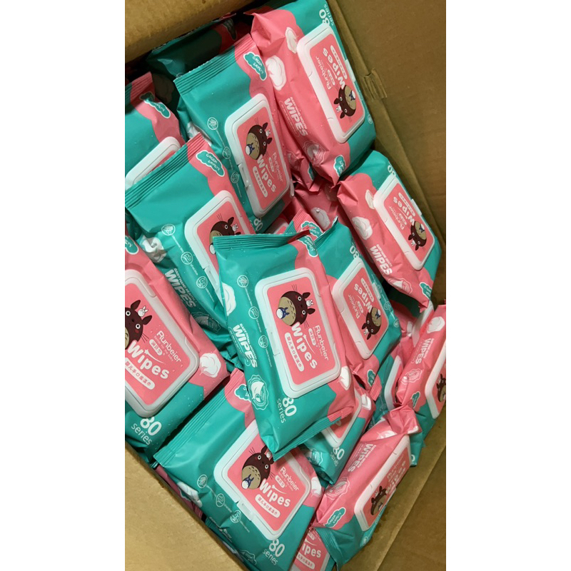 10Packs Organic Baby Wipes 80 Pcs Per Pack 99 Water Hypoallergenic