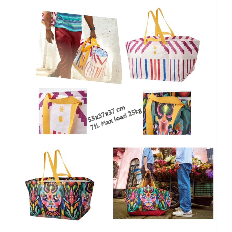 IKEA OMSESIDIG tote bag Limited Edition | Shopee Philippines