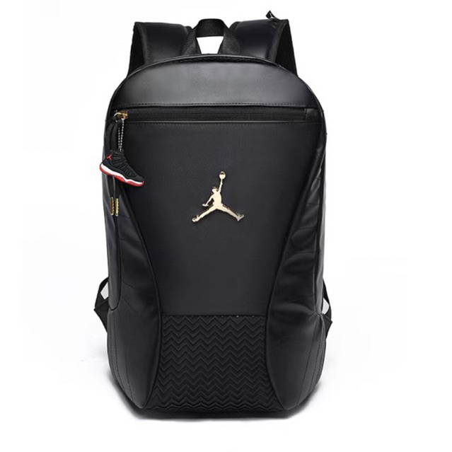 COD Air Jordan backpack AJ leather backpack (travel bag school backpack