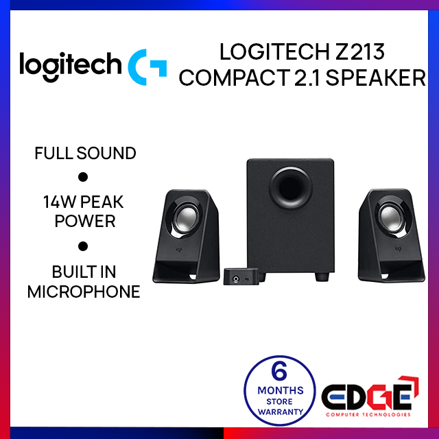 EDGE | LOGITECH Z213 Compact USB 2.1 Speakers | Shopee Philippines