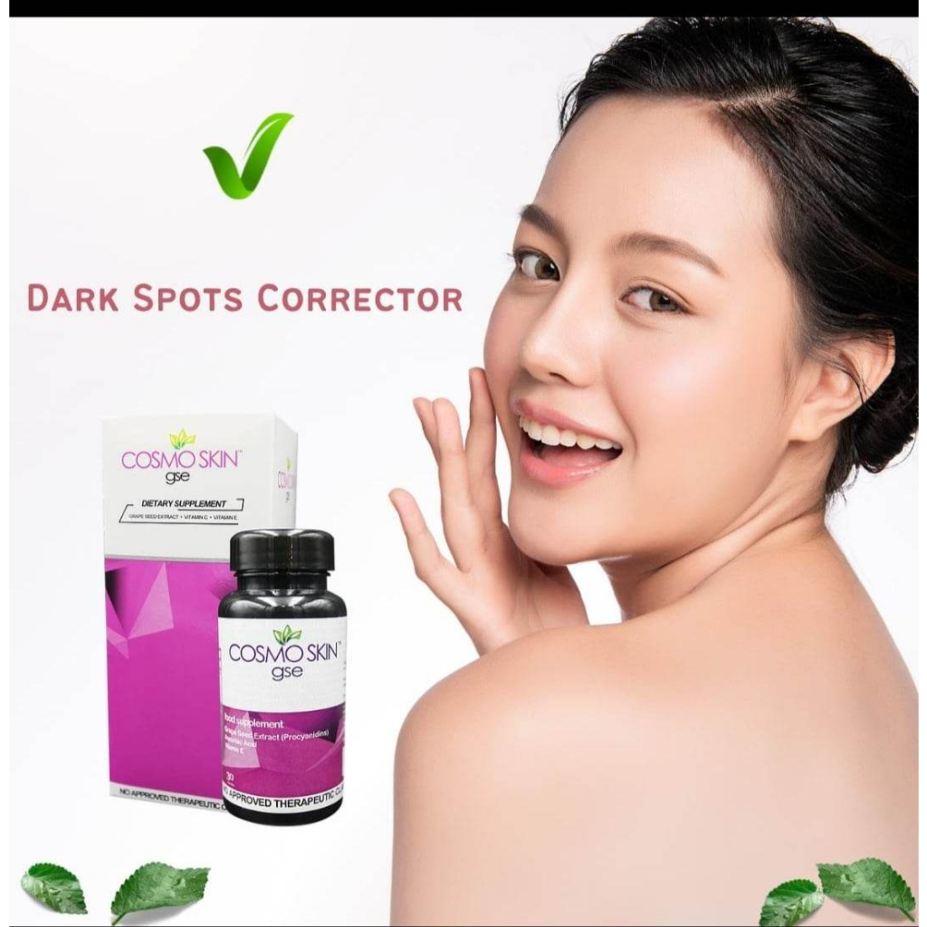 Cosmo Skin GSE Grapeseed Extract with Procyanidins for Melasma and Dark