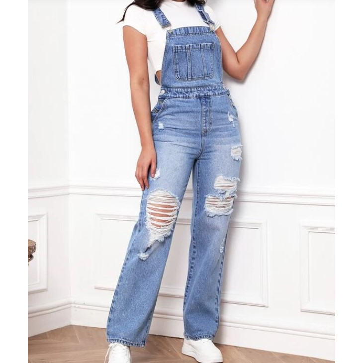 Women's Denim Jumper Pants Shopee Philippines