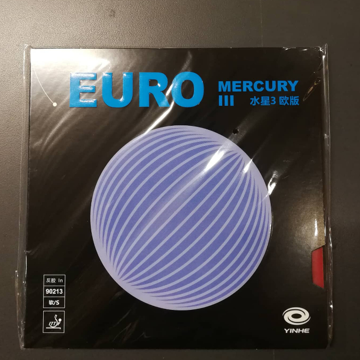 Authentic Yinhe Mercury 3 Euro III Euro Soft Rubber Table Tennis Rubber ...