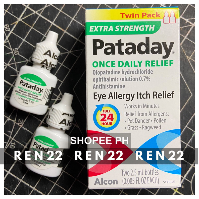 Pataday Antihistamine Eye Drops 2.5ml Shopee Philippines