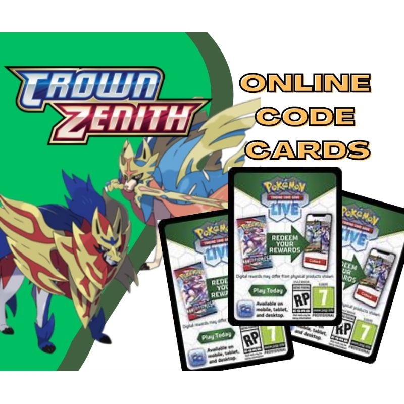 Crown Zenith Pokemon Tcg Online Codes Shopee Philippines