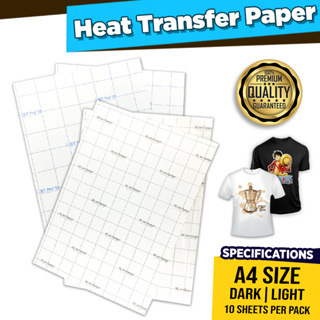 100 Sheets 8.5x11 3G Jet-Opaque Inkjet Transfer Paper for dark fabrics A4 heat  transfer paper - AliExpress