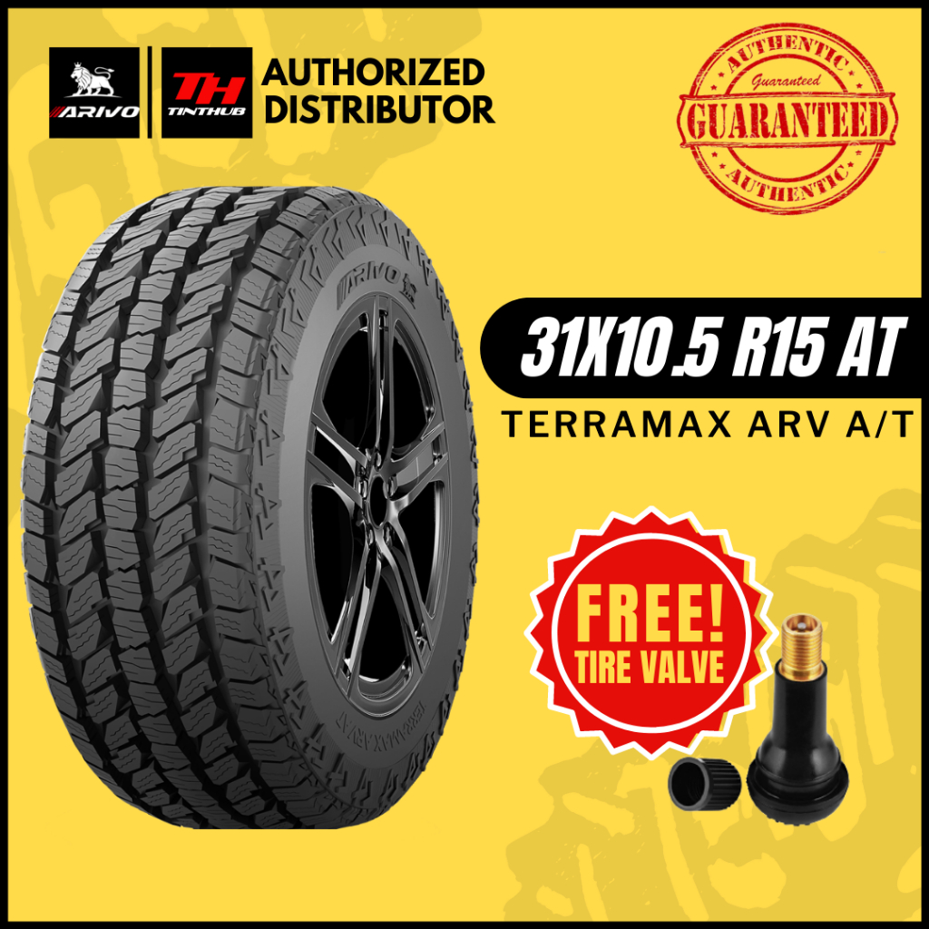 ARIVO TIRES 31X10.5 R15 109S, TERRAMAX ARV AT | Shopee Philippines