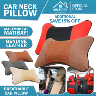 Cozyhome Car Neck Pillow for Car Genuine Leather Headrest Car Pillow Travel Bone Pillow Breathable Shopee Philippines