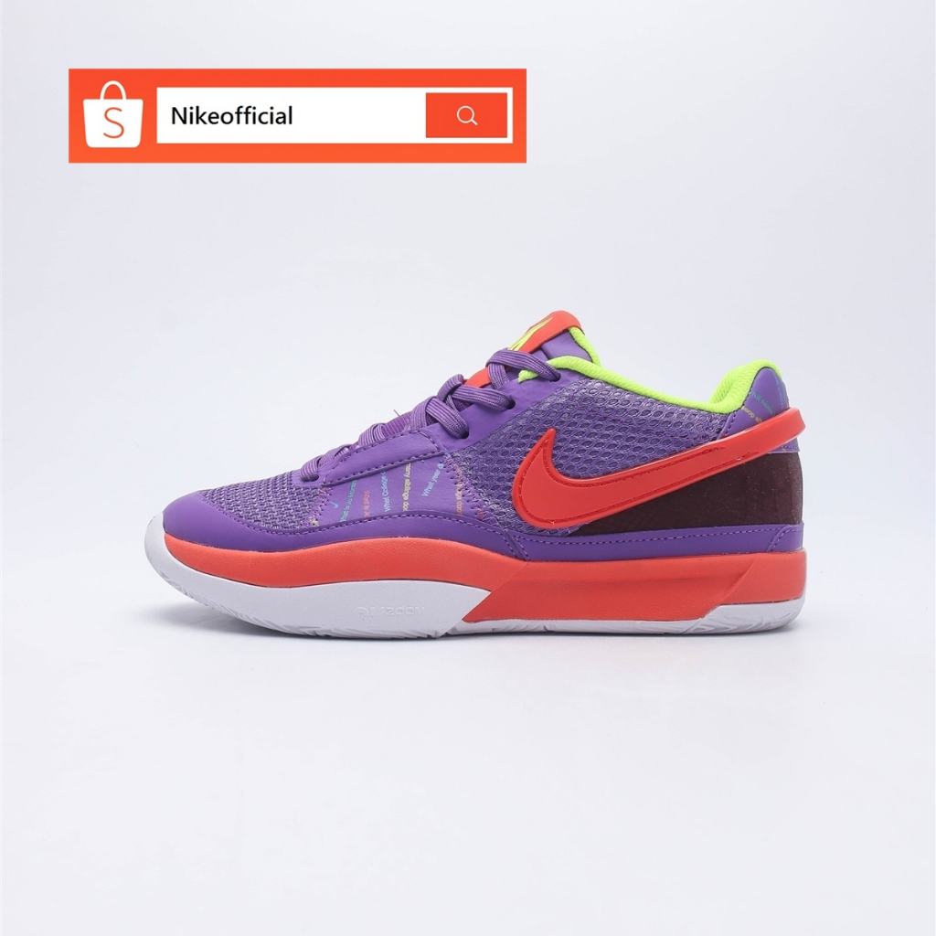 100 Original Nike Zoom JA 1 Ja Morant 1 EP Purple Red Casual Sports