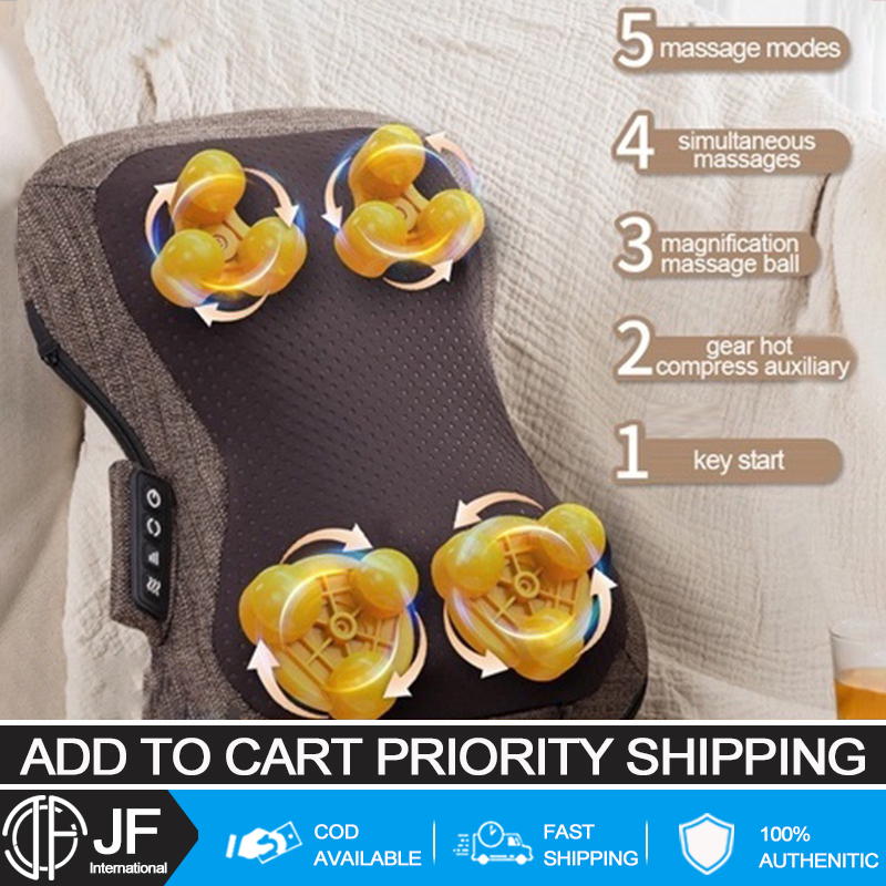 JF back massager Cervical spine massage instrument car massager ...