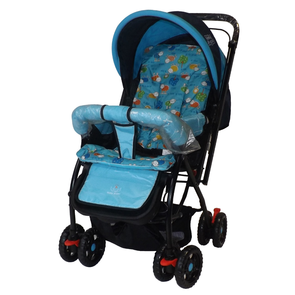 Baby Angel Heavy Duty 3 WAY Baby Stroller NAHIHIGA NAUUPO AND REVERSIBLE HANDLE ST7301
