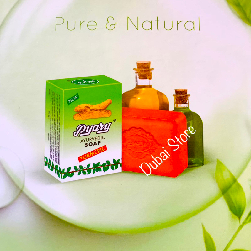 Pyary Turmeric Soap 75g Made In India Imported From Dubai Shopee