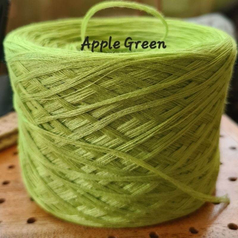 Green shades 8ply 10ply 16ply Soft Polyester Yarn cakes 100grams ...