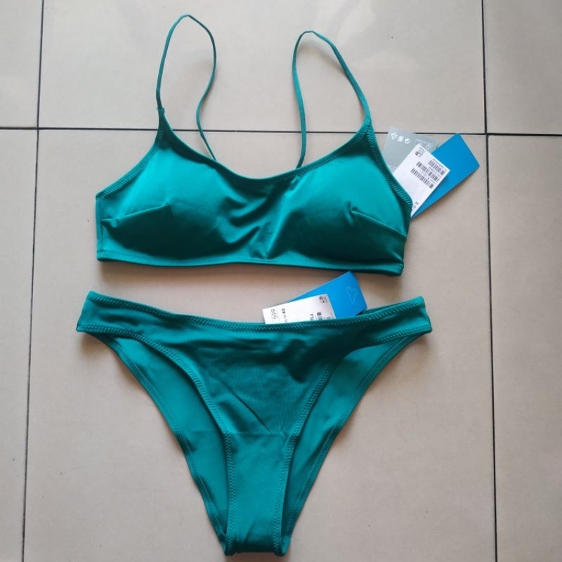 H&M emerald green bikini bralette Shopee Philippines