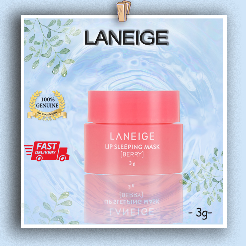 Laneige Lip Mask Sample Daily Care Exfoliates and Moisturizes Lips