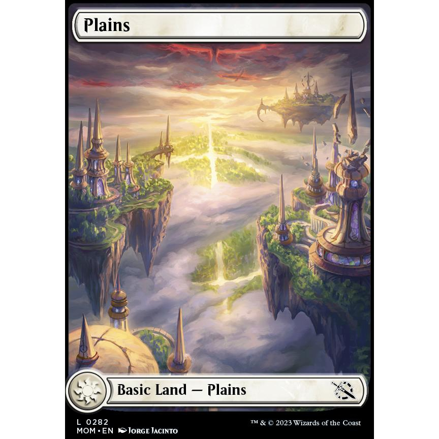 Plains (282)(full art) - MOM - Common - MTG Cards (WotC) | Shopee ...