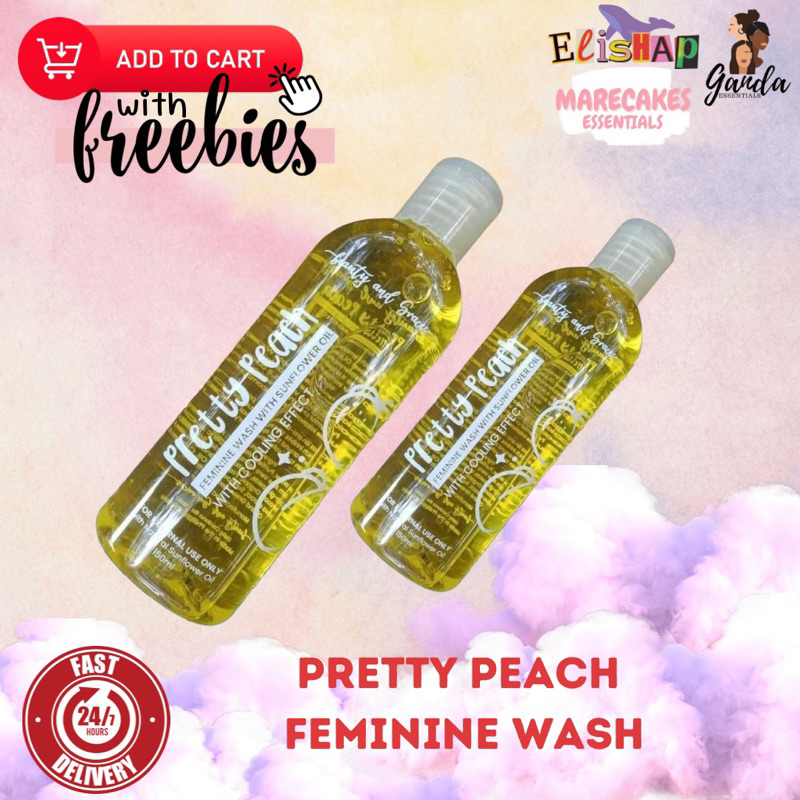 Original Pretty Peach Feminine Wash With Sunflower Oil and Cooling