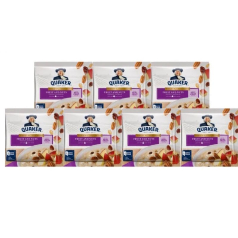 Quaker Fruits and Nuts Instant Oatmeal ( 7s x 35 g ) Shopee Philippines