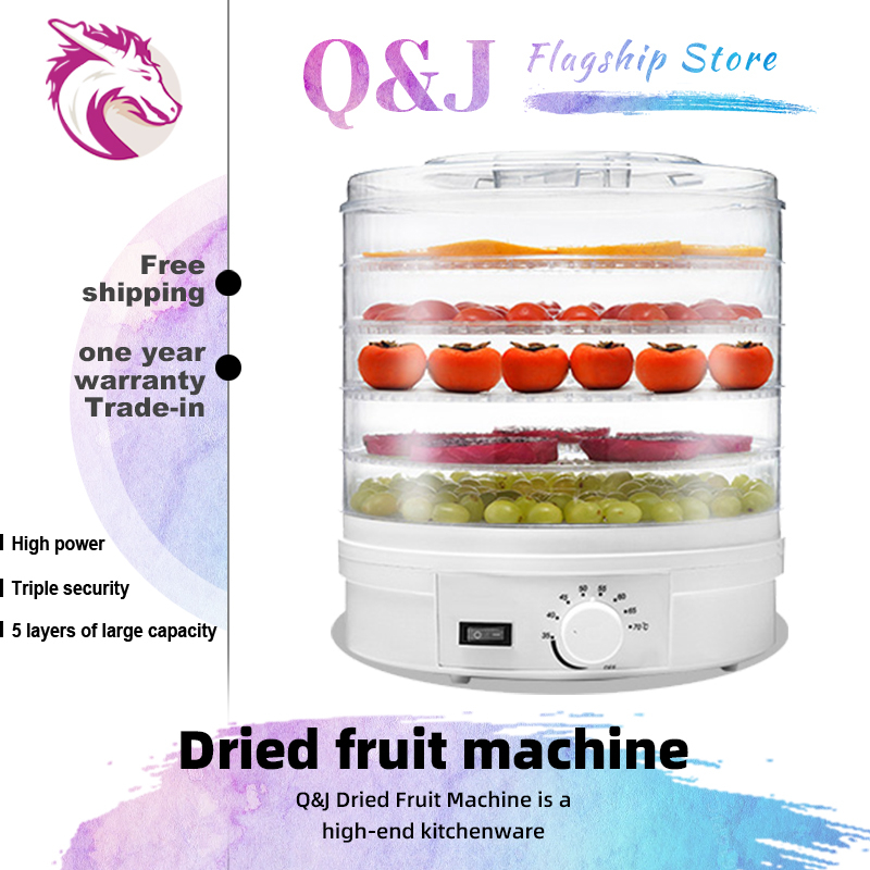 【Free Gift】Food Dehydrator Machine, Adiding Dehydrator with 5 BPA Free