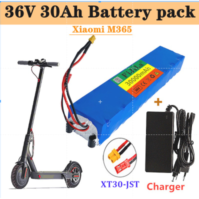 E-Bike Akku 36V 30Ah Li-Ion - Wasserdicht Mit BMS Für 200W-1000W Motoren